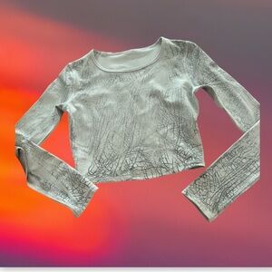 Lululemon Long Sleeve Crop Top